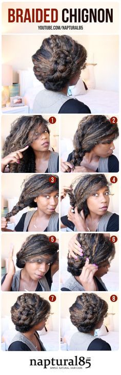 Try This Curly Braided Chignon Today
