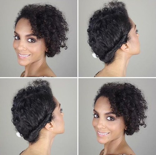 asymmetrical updo