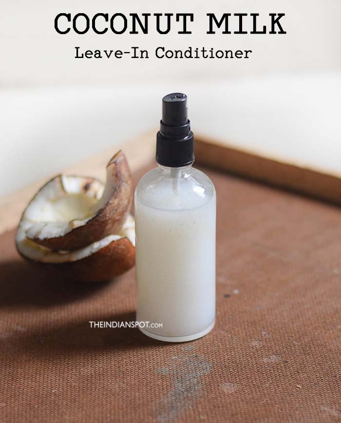 How To Make Your Own Coconut Leave In Conditioner