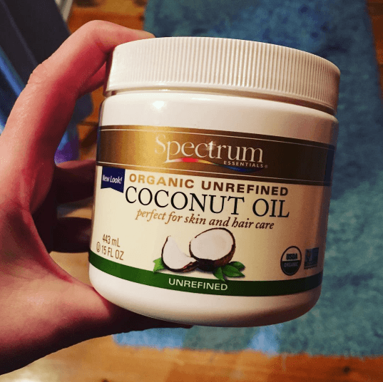 coconut oil curly hair