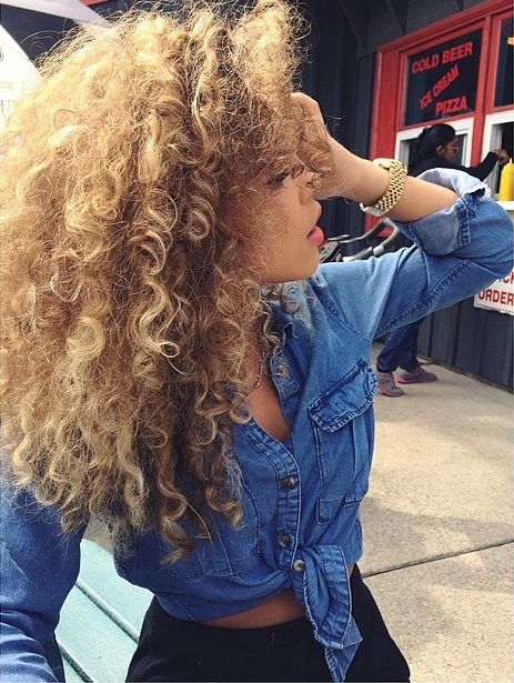 curly hair