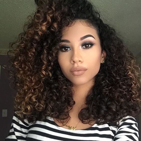 curly hair