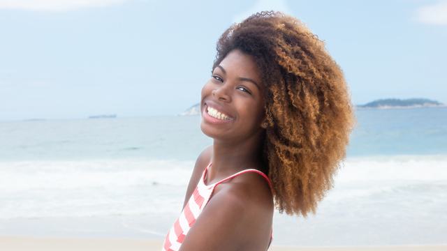 naturally curly afro