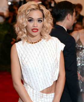 Rita Ora Curly Hair