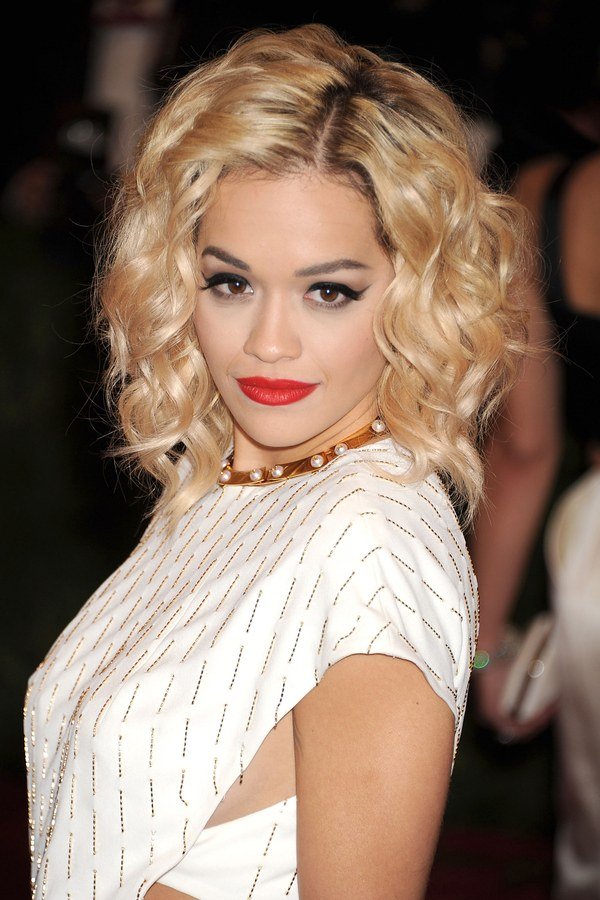 Rita Ora Curly Hair