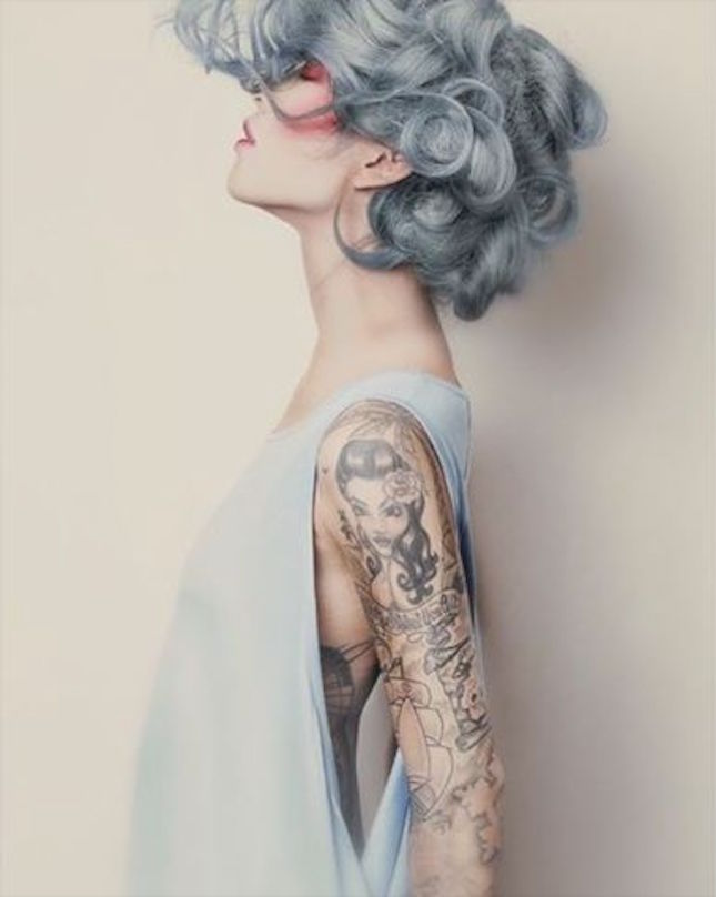 Sharkskin Curly Hair Color Ideas