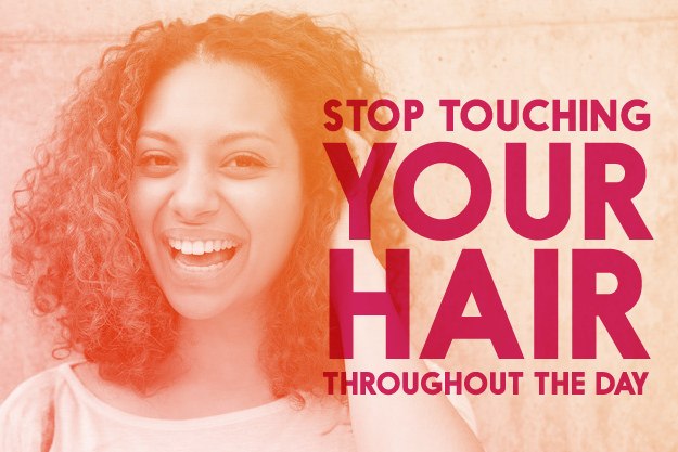 stop touching curls